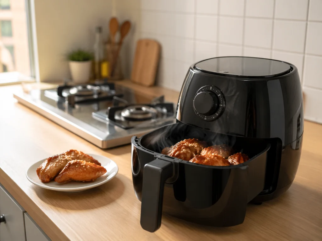 air fryer murah shopee 2026 dengan hasil masakan renyah tanpa minyak di dapur kecil
