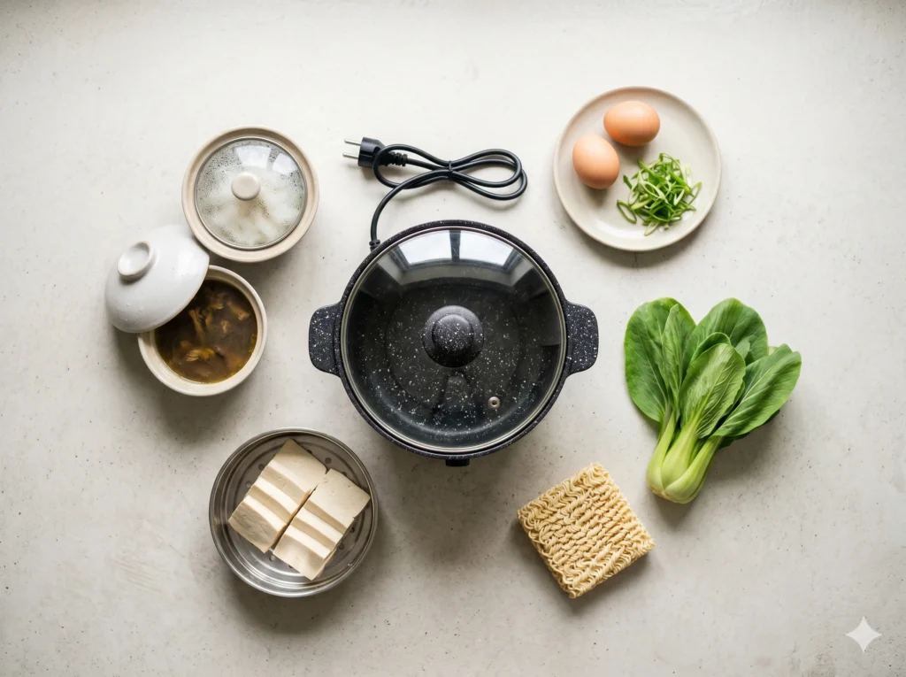 fungsi panci serbaguna listrik merebus menumis mengukus menggoreng memanaskan makanan