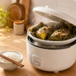 rice cooker multifungsi terbaik shopee memasak nasi sekaligus mengukus lauk